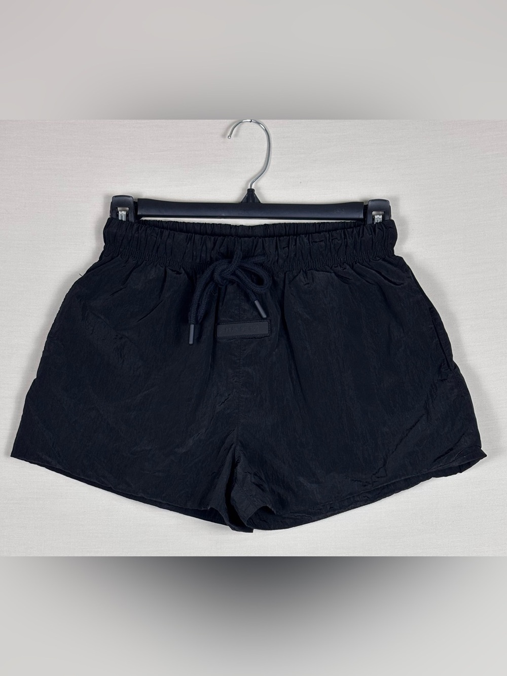 Fear of God Essentials Men’s XS Black Nylon Running Lounge Shorts Unisex